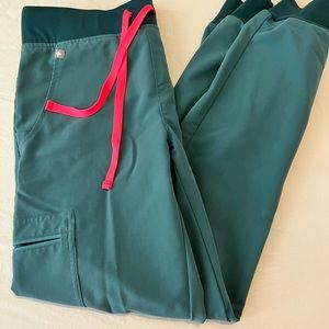 Figs scrub set-Caribbean blue